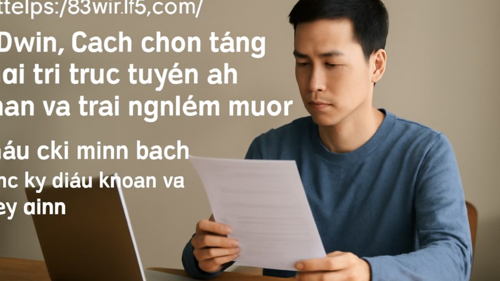 33win: Cách chọn nền tảng giải trí trực tuyến an toàn và trải nghiệm mượt