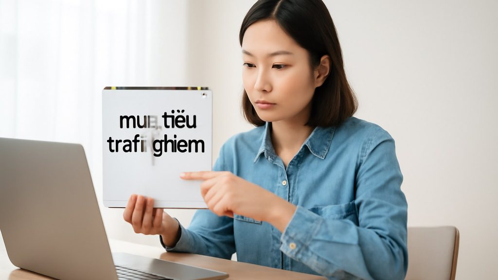 1) Xác định “mục tiêu trải nghiệm” trước khi đăng ký Minh họa: 1) Xác định “mục tiêu trải nghiệm” trước khi đăng ký